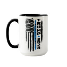 Trump Mug: Back The Blue