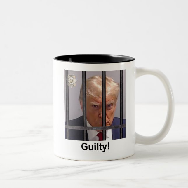 Trump Mug "Guilty!" mugshot (Right)