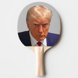 Trump Mug Ping Pong Paddle