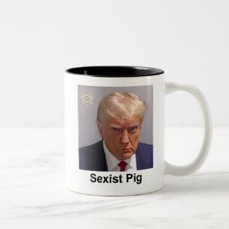 Trump Mug – "Sexist Pig" mugshot
