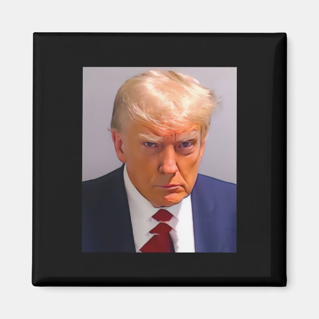Trump Mug Shot 1  Magnet (Front)