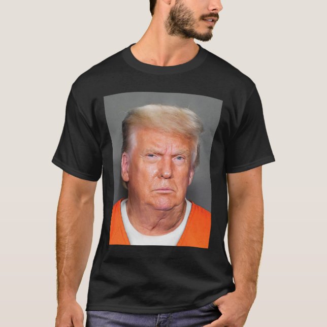 Trump Mug Shot 1  T-Shirt (Front)