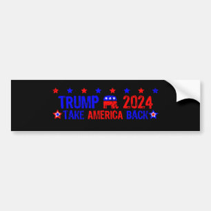 Trump Mug Shot 2024 Save America Trump Bumper Sticker