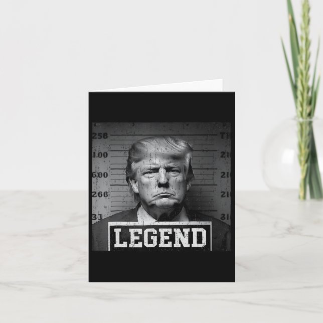 Trump Mug Shot  Card (Front)