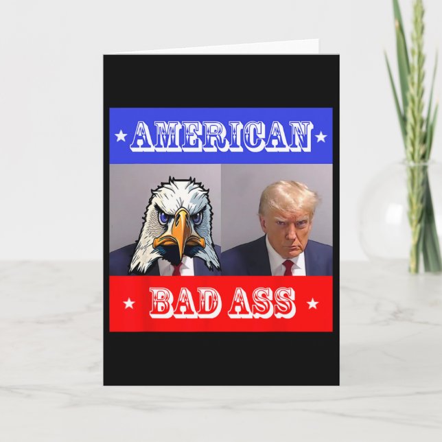 Trump Mug Shot  Card (Front)