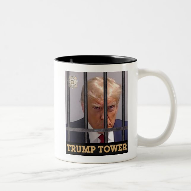 Trump Mug – "Trump Tower" mugshot (Right)