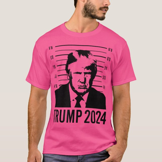 Trump Mugshot 2024 President T-Shirt (Front)