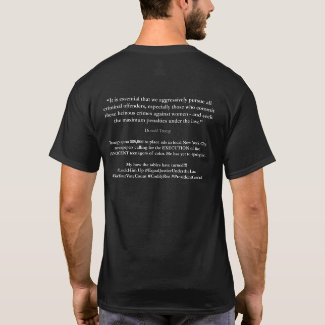 Trump Mugshot T-Shirt (Back)