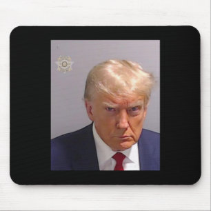 Trump Mugshot Tee - Iconic And Funny  Mouse Mat