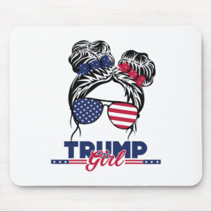 Trump Mum Inauguration Day 2025 Messy Bun American Mouse Mat