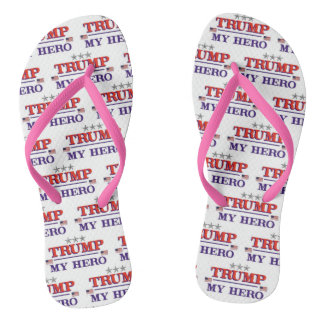 TRUMP My Hero Flip Flops