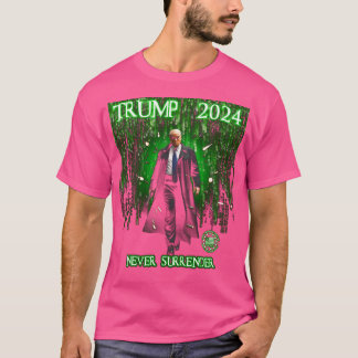 Trump Never Surrender Matrix T-Shirt