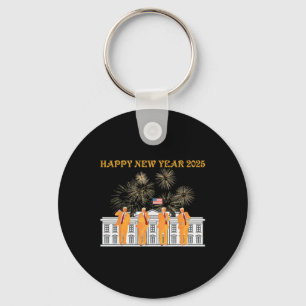 Trump New Year 2025 White House Fireworks Celebrat Key Ring