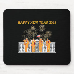 Trump New Year 2025 White House Fireworks Celebrat Mouse Mat