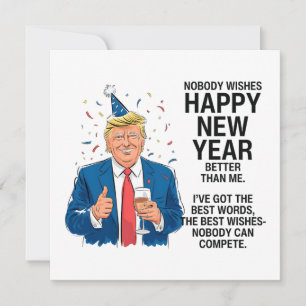 Trump New Year Holiday Card