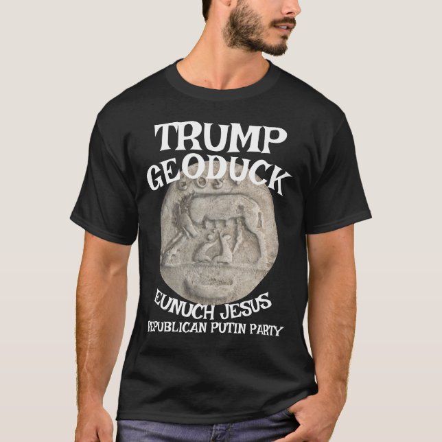 Trump Nipple Sucker Jesus Republican Pee Party T-Shirt (Front)