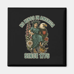 Trump No King In America Since 1776 Anti Ice Statu Magnet