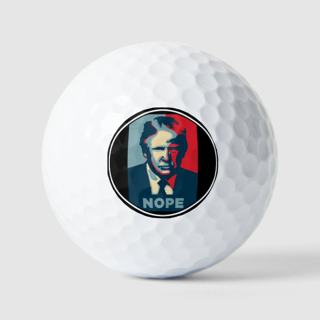 Trump Nope Golf Ball (Front)