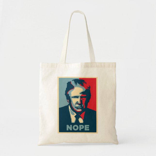 trump nope tote bag (Front)