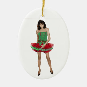 Trump, not my president! ceramic tree decoration