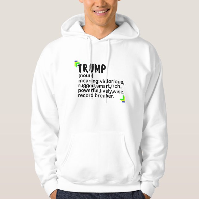 trump noun hoodie (Front)