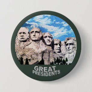 Trump on Rushmore 7.5 Cm Round Badge