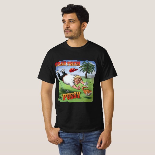 Trump on the Golf Course  T-Shirt (Front Full)