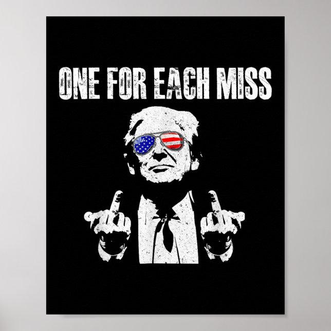 Trump One For Each Miss  Poster (Front)