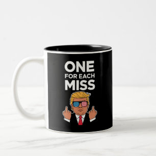Trump One For Each Miss Two-Tone Coffee Mug