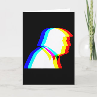 Trump Optical Illusion Edm  Card