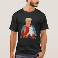 Trump Orange Jesus Funny Meme Christian womens men