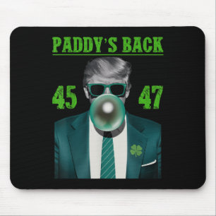 Trump Paddys Back Design - Funny Trump St Mouse Mat