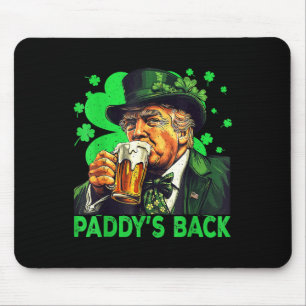 Trump Paddy's Ck St Patricks Day Funny Men Women Mouse Mat