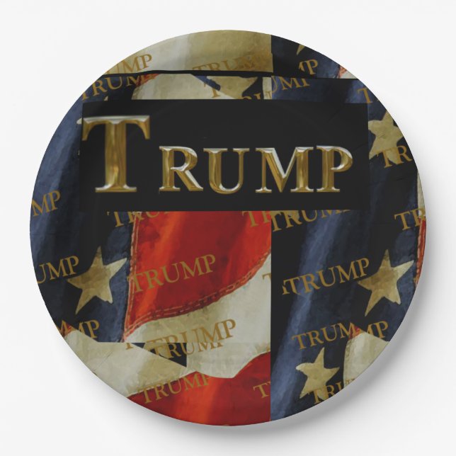 TRUMP PAPER PLATE (Front)