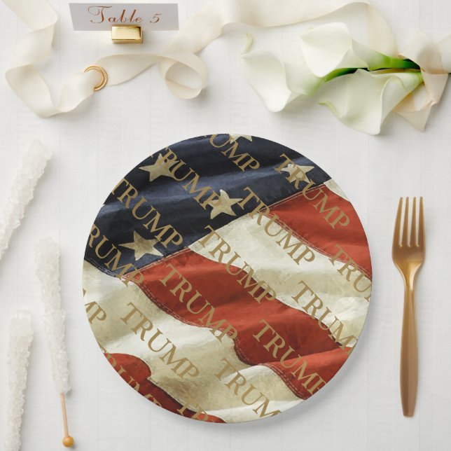 TRUMP PAPER PLATE (Wedding)