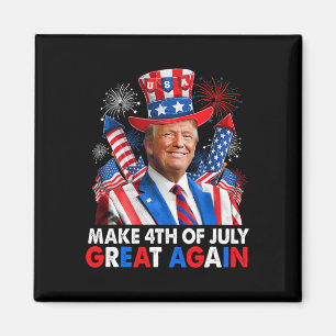 Trump Patriotic Firework Make 4th Of July Great Ag Magnet