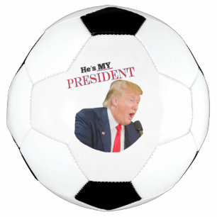 Trump Patriotic 🚗 USA He's My President Football