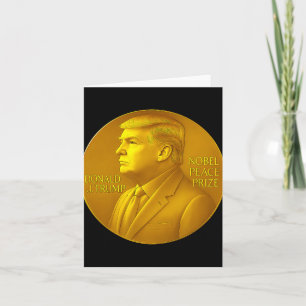 Trump Peace Prize  Card