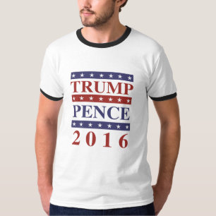 Trump Pence 2016 - For America - - T-Shirt