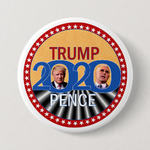 Trump Pence 2020 7.5 Cm Round Badge