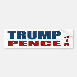 Trump Pence Bumper Sticker 2016