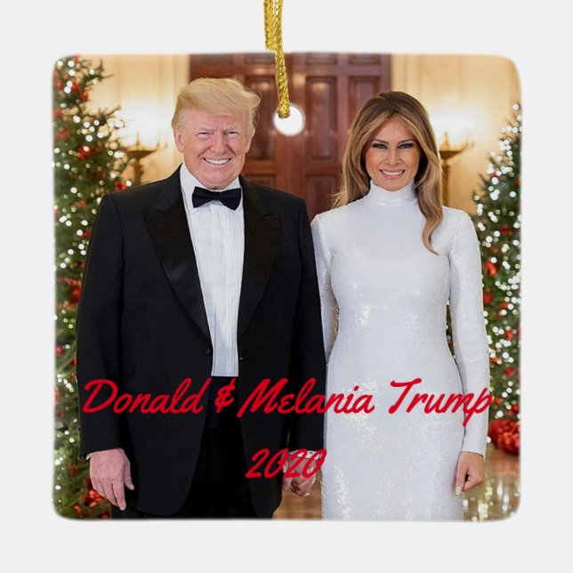 Trump / Pence Christmas Ornament (Front)