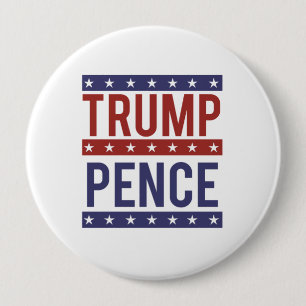Trump Pence - in 2016 - - 10 Cm Round Badge