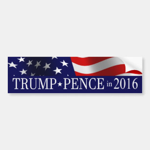 Trump Pence in 2016 Bumper Sticker