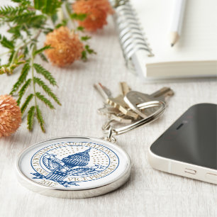 Trump Pence President Inaugural Logo Inauguration Key Ring