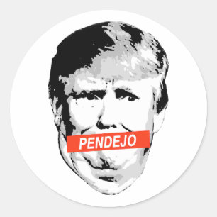 Trump: Pendejo Classic Round Sticker