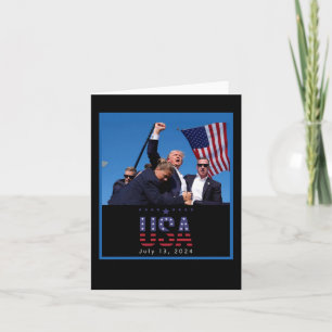 Trump Pennsylvania Rally Shooting 2024  Card