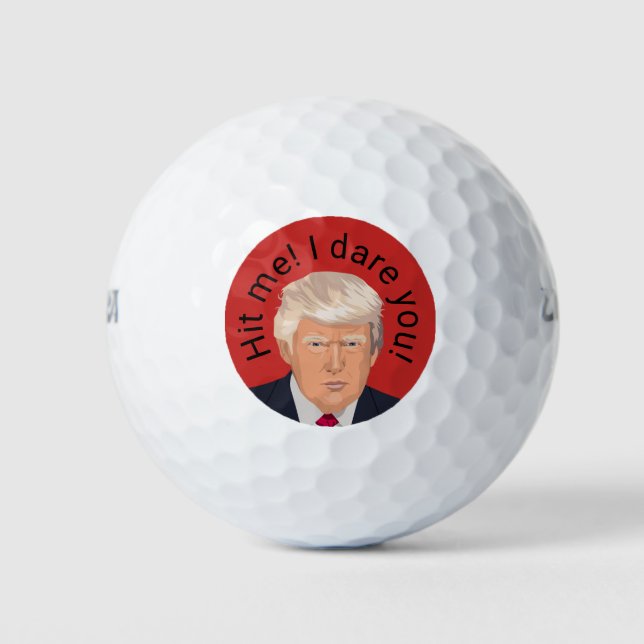 Trump Personalise Golf Balls (Front)