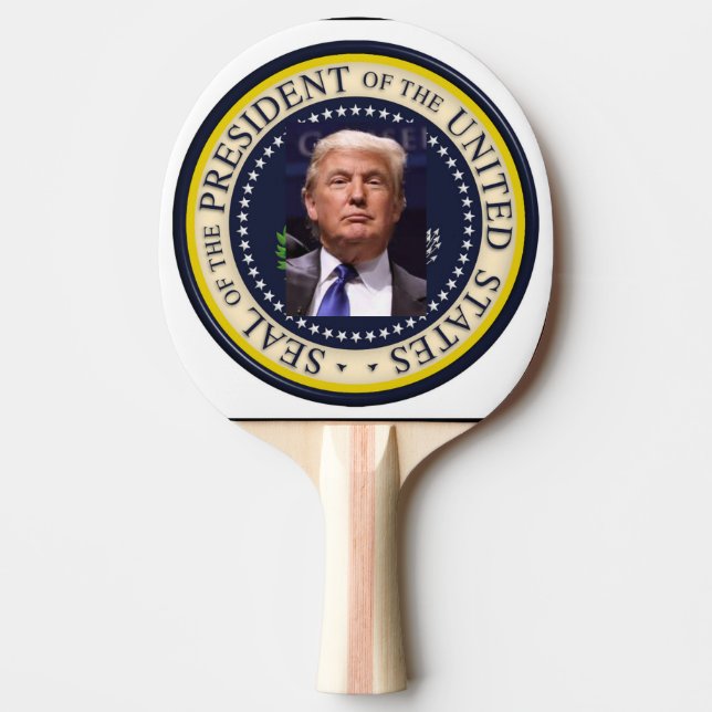 Trump Ping Pong Ping Pong Paddle (Front)