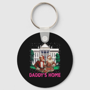 Trump Pink 2024 Take America Back Daddy's Home Chr Key Ring